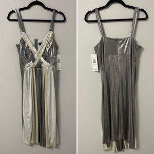 Signature by Robbie Bee metallic dress